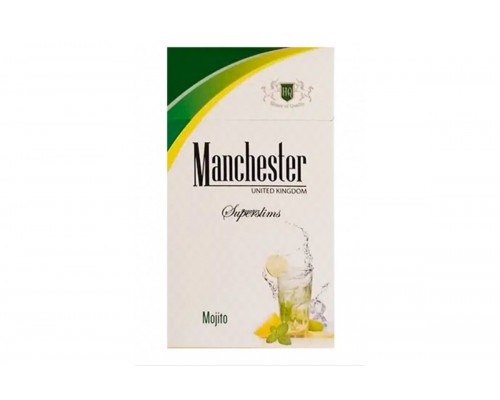 Сигареты Manchester Superslims Mojito (Манчестер Мохито Суперслимс) оптом