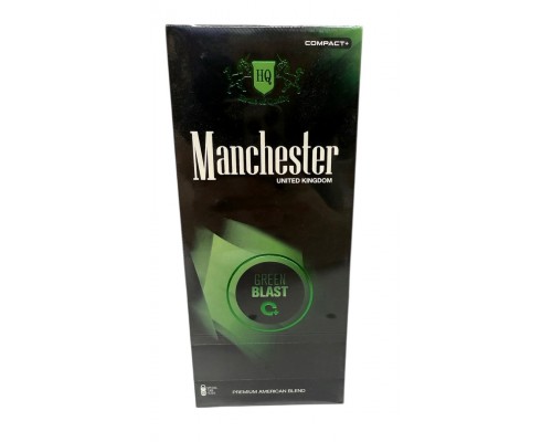 Сигареты Manchester Queen Green Blast ( Манчестер Компакт Кнопка Яблоко )